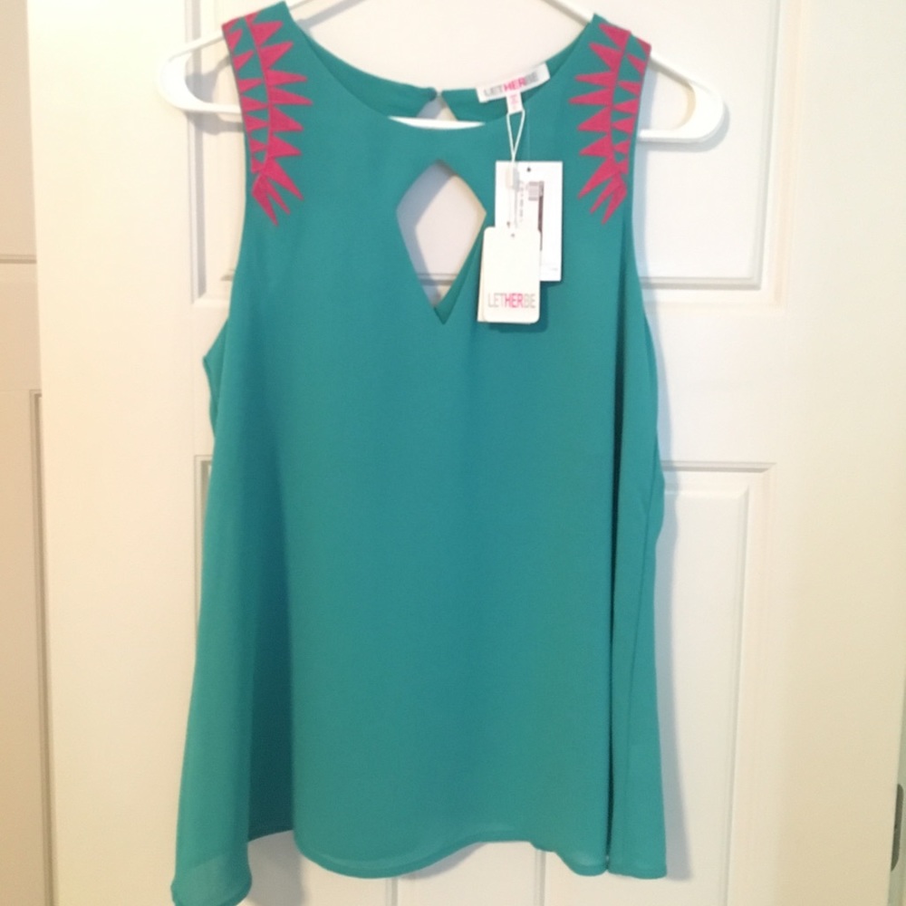Teal tank, NWT!
